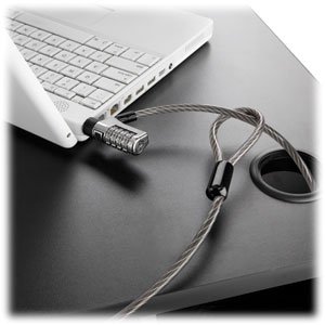 Kensington Kłódka szyfrowa z ComboSaver® do laptopa - kabel antykradzieżowy (1,5 m, t-Bar)