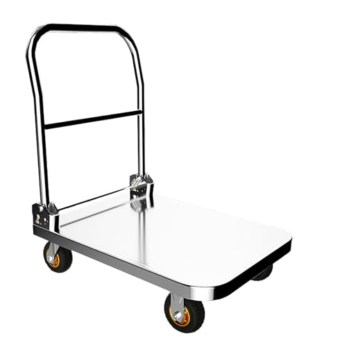 Chariot à plateforme robuste à roues pivotantes pour déménagement - 2