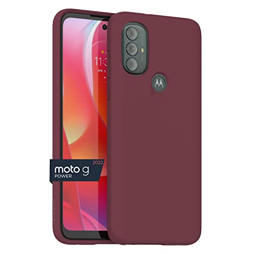 Image of Motorola Moto G Power (2022) Protective Case- Precision fit, Stylish Shock Absorbing Phone Cases -Marsala