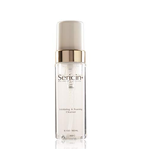 Sericin Plus Exfoliating and Foaming Facial Cleanser. SILK Infused Facewash for a Radiant Skin. Removes Makeup & Excess Oil and Detox Skin.