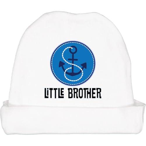 inktastic Little Brother Boys Nautical Announcement Baby Beanie Hat