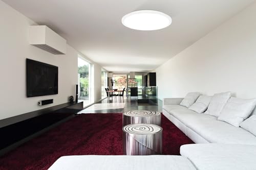Plafonnier LED Competa-St blanc 77,5 cm à intensité variable - 2