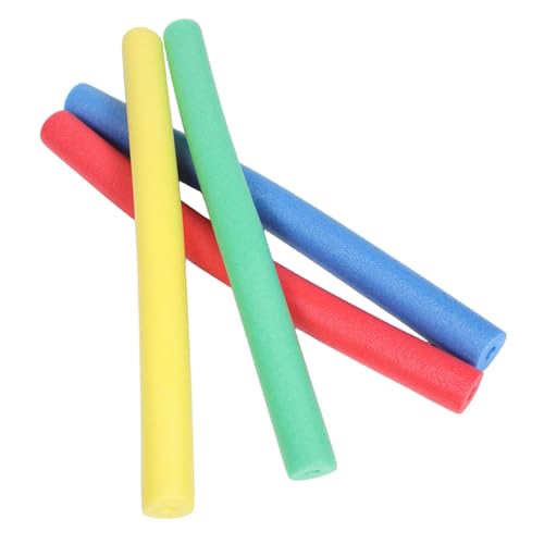 Abaodam Set 4 Bastoncini Morbidi in Spugna da 75 Cm, Bastoni da Corsa Creativi per Bambini, Giocattoli per Team Building e Giochi All’aperto Genitori-figli