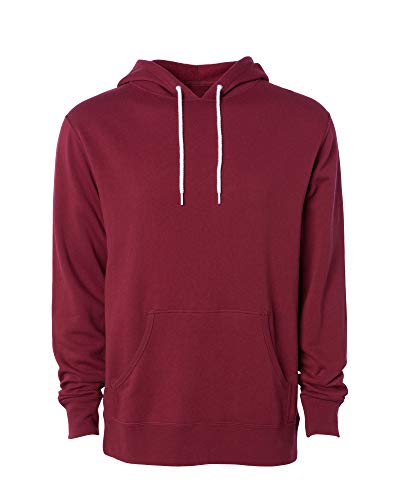 Global Blank Lightweight Hooded Fleece Pullover Sweatshirt Active Hoodies for Men & Women