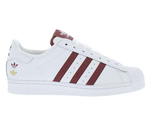 adidas Superstar Mens Shoes Size 13.5, Color: White/Red