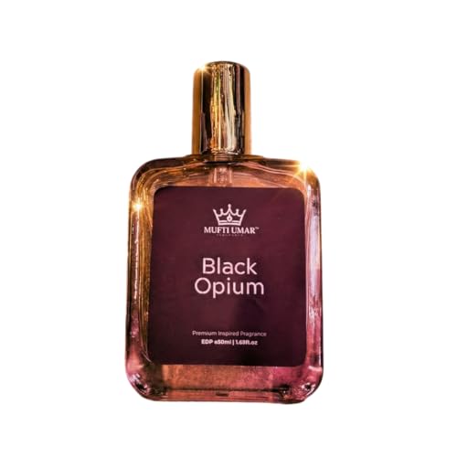 Image of Black Opium 50ML Eau De Parfum, Warm Oriental Woody Perfume, Long Lasting Unisex Fragrance Spray