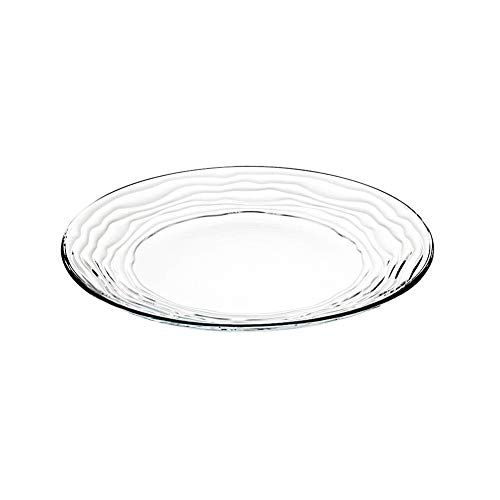 Barski - European - Glass - Dinner - Plate - Artistically Designed - 11" Diameter - Set Of 6 - Made In Europe #TOP1