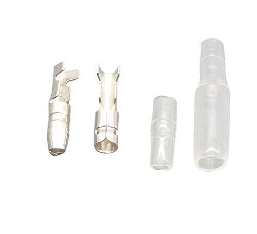 EMeskymall 30 Set Car Motorcycle Truck 4mm Connector Terminal Male and Female with Cover