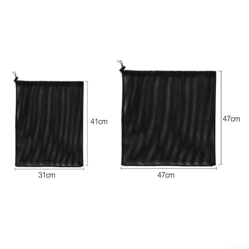 2 bolsas filtro de malla para bomba de estanque, 31x41 cm miniatura 4