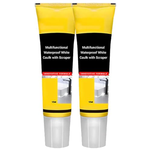 Masilla blanca multifunción impermeable con espátula 2 piezas miniatura 1