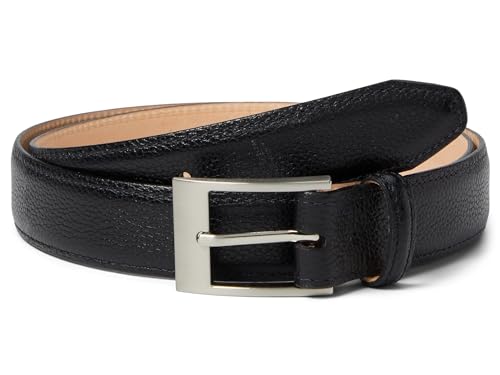 Martin Dingman Men's Delaney 2 Buckle, Black, 42