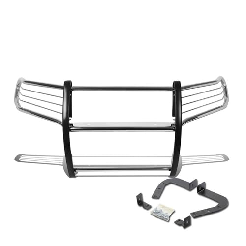 Image of Black Horse Off Road Grille brush Bumper Guard Modular Stainless Steel Compatible with 2016-2023 Toyota Tacoma-17A096402MSS