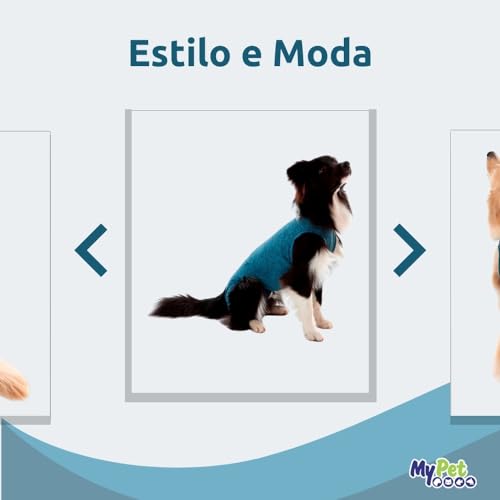 MY PET BRASIL Roupa Cirúrgica N.05 Pós-Cirurgia Pós-Operatório Roupa Para Cães Auxilia Na Recuperaçã