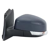 Espejo retrovisor lateral eléctrico con calefacción y luz de señal de giro para Ford Para Focus Mk2 2008, 2009, 2010, 2011 y 2012, accesorios para coche.