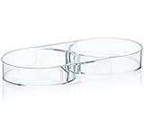 Salt and Pepper Mill Tray - Acrylic Transparent Mill Rest by urban noon - Grinders up to 2.7 inches in diameter