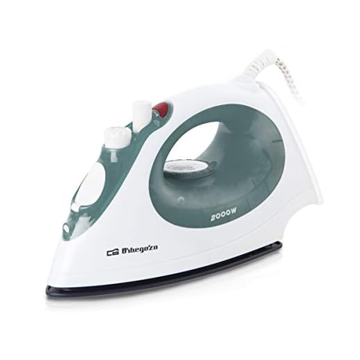 Orbegozo SV 1600 - Plancha ropa vapor, 1600 W de potencia, suela INOX, función de planchado vertical y planchado en seco, regulador de temperatura