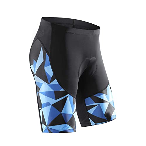 Santic Cycling Shorts Mens 3D Padded Bike Shorts for Mens Bike Bicycle Shorts Pants High Breathable XS