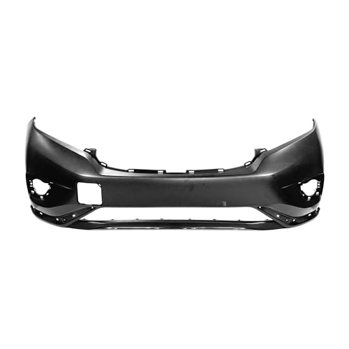 Image of Compatible with Nissan Murano 2015-2018 Front Bumper Cover | Primed, Without Parking Sensor Holes, With Tow Hook Hole, Ready to Paint, OEM 620225AA0H, NI1000305