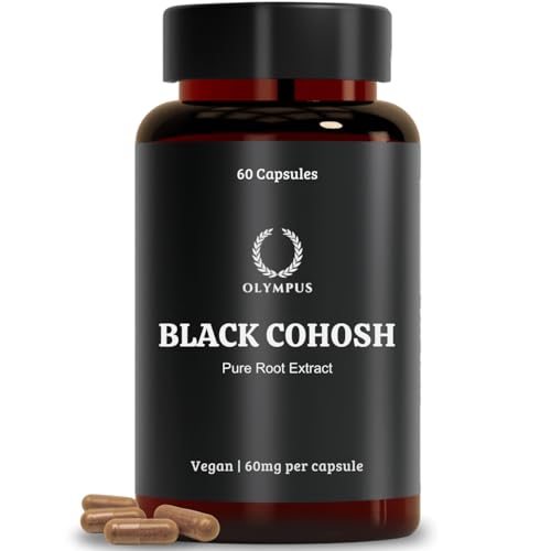 Lab Tested BlackCo 500mg Capsule Root Extract | 60mg Extract per Capsule | 60 Capsules | 2-Month Supply | Pure Supplement | High Strength Effectiveness | Sweat Mood Stress