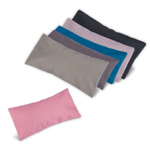 6 Pack Cotton Eye Pillow Case Washable Yoga Eye Pillow Cover,Weighted Eye Pillow Covers for Yoga Relaxation Sleeping Meditation Spa Migraine Relief Massage Accessories,Pillow Not Included