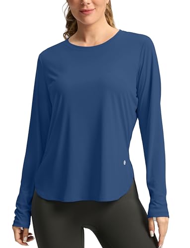 Image of Women's Sun Shirts UPF 50+ Long Sleeve UV Protection Shirt Lightweight Quick Dry Workout Hiking Tops for Women