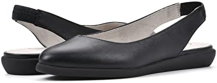 CLIFFS BY WHITE MOUNTAIN Women's Memory Slingback Flat, Black/Smooth, 7.5 M | Image 1