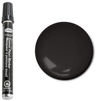 Testor's 2549C 1/3 Fl Oz Black Flat Enamel Marker
