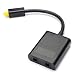 Andul Digital Toslink Fiber Optical Splitter 1 in 2 Out Audio Adapter Cable (Black)