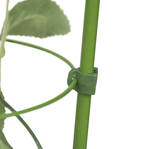 OCEANPAX 3 Pack Plant Support Cages 36 Inches Plant Cages with 4 Adjustable Rings