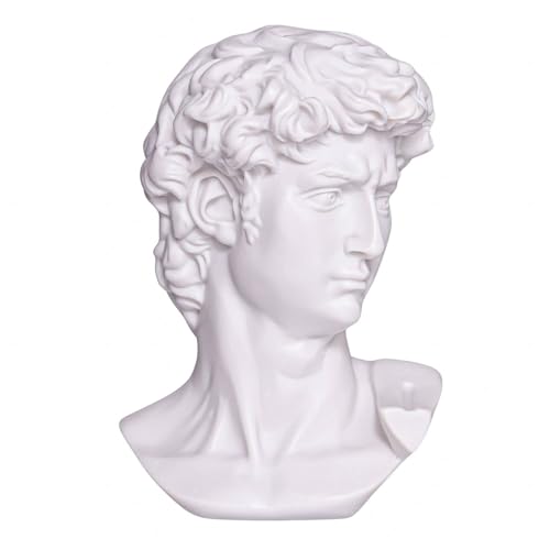 danila-souvenirs Kopf von Michelangelos David Statue Klassische römisch griechische marmor Büste Skulptur 15 cm, 770 g