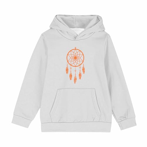 Girls Trendy Hoodies Preppy Oversized Pullover Tops Kids Hooded Sweatshirt Long Sleeve Shirt Cute Teen Girl Clothes