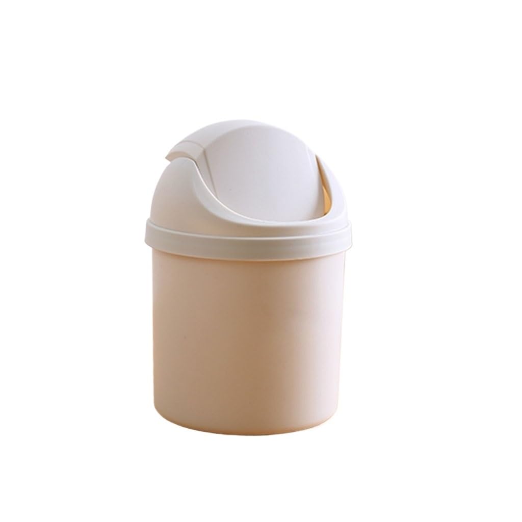 Trash can Small Kitchen Trash mini Cute Desk Household Bathroom wastepaper Basket Garbage Disposal Unit