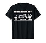 Mi Plan Para Hoy Regalo Motero Motociclismo Biker Moto Camiseta