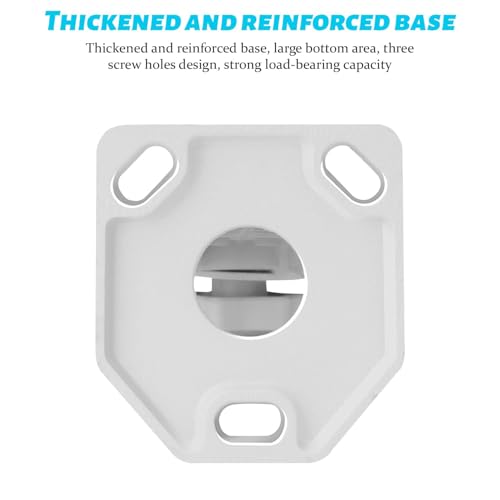 munloo 2 Pack Wandhalterung für Überwachungskamera, Einstellbarer Winkel 360°-Drehung Überwachungskamera Halterung aus Aluminiumlegierung, kann Wandhalterung, Hängend, Vertikale Installation (Weiß)