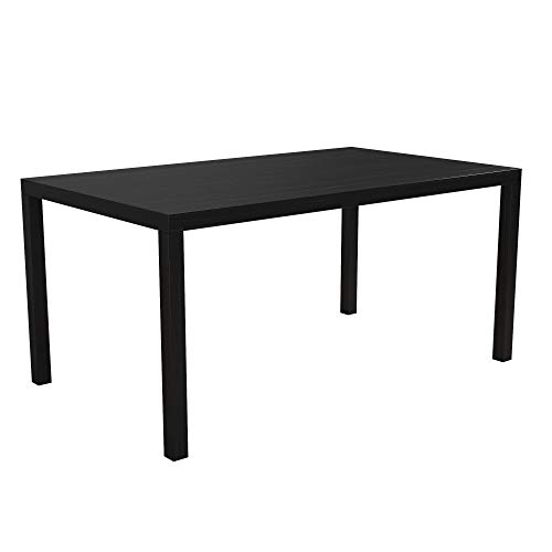 Novogratz Memphis Rectangular Dining Table, Black