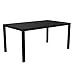 Novogratz Memphis Rectangular Dining Table, Black