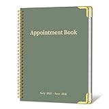 Appointment Book/Planner 2025-2026 - Daily Hourly Schedule Planner from 7am - 10 pm, Weekly & Monthly Hourly Appointment Book Calendar from July 2025 - June 2026, 9