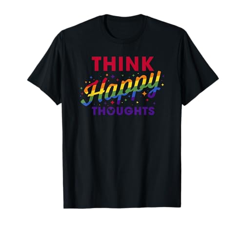 Mickey And Friends T-shirt arc-en-ciel pour positiver chaque jour