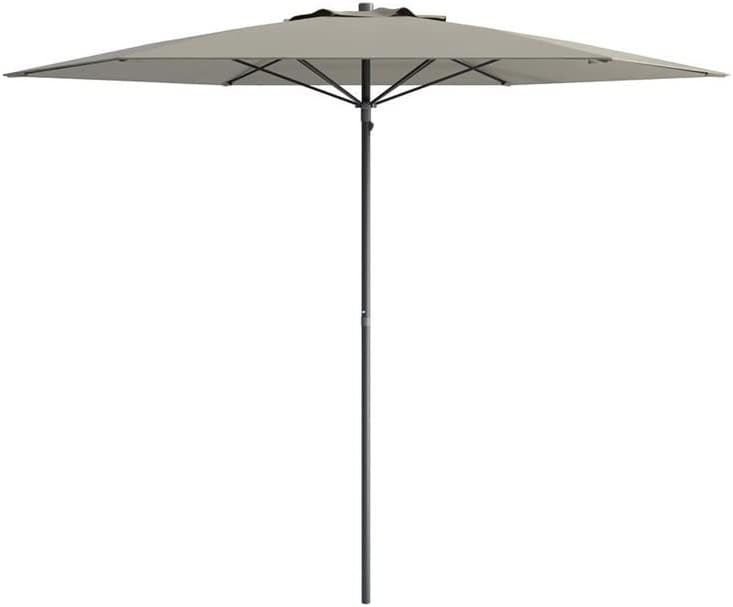 Atlin Designs 7.5' Patio Beach Umbrella in Gray