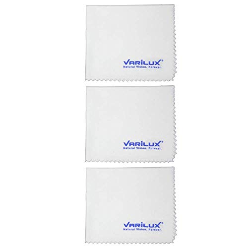 Glasses Cleaner | Eyeglass Cleaner - Varilux Lens Cleaner (2 Oz) With Varilux 7" X 6" Microfiber Cloth. #1 Doctor Recommended Eye Glass Cleaner For All Anti Reflective Lenses-3 Pack #TOP2