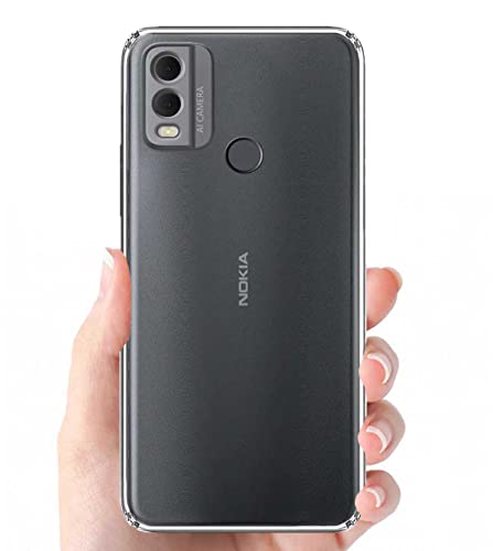 Image of Soft Silicone TPU Back Cover Compatible with Nokia C22