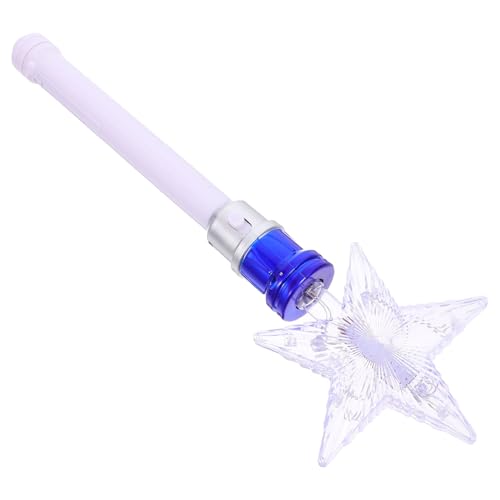 UTHCLO Bâton Lumineux Étoile Tournante Bleu, Baguette Magique LED Portable, Décoratif pour Garçon et Filles et Concerts, Accessoire Fête et Animation,
