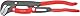 KNIPEX Rohrzange S-Maul mit Schnelleinstellung mit Kunststoff überzogen grau pulverbeschichtet 420 mm, 83 61 015