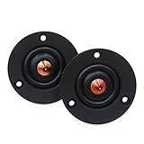 Magnet: Magnet Wnuanjun 2 STÜCKE 2-Zoll-Hochtöner-Lautsprecher 6 Ohm 30 Watt-Bullet Seidefilm-Dreier-Lautsprecher 25 Kern-Bullet-Lautsprecher DIY Home Sound-System