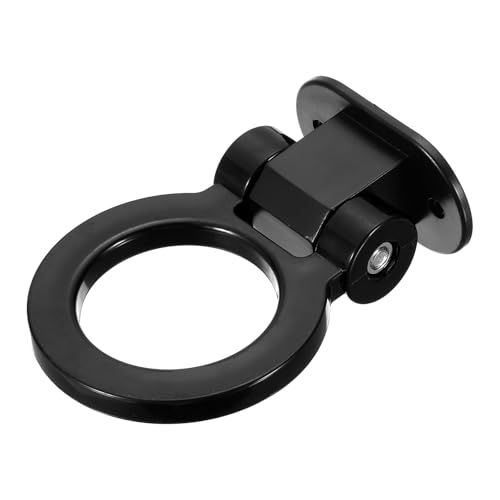 DEFANEX Car Tow Hook, Universal Decorative Ring Shaped for Cars, Black