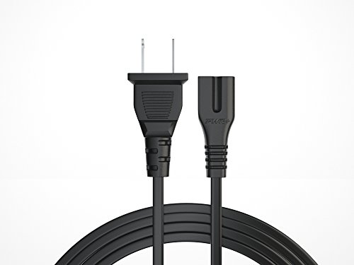 Pwr Long 6Ft 2 Prong Polarized Power Cord For Bose-Companion 3 5 Multimedia Speaker System Sounddock 10, Soundtouch 20 30 Acoustimass 15 16 Series Ii Home Speaker Solo 15 Series Ii Tv #TOP2