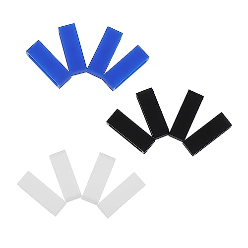 Anillos de silicona SEWACC de 12 piezas para asegurar correas de relojes inteligentes en negro