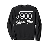 30° compleanno regalo 30 anni radice quadrata di 900 felpa