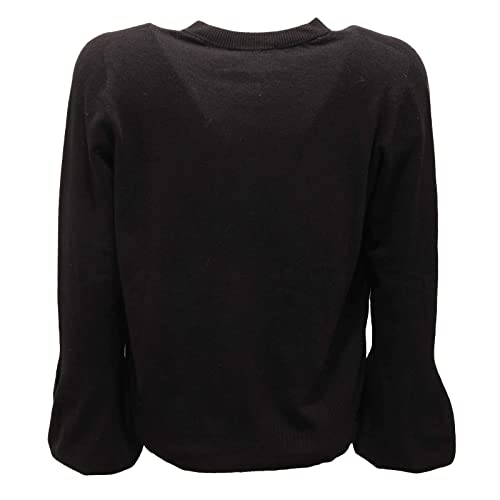 Twinset girl kids sweater en maille noire douce et résistante
