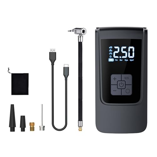 Gonfleur de pneu portable 150PSI, compresseur d'air haute précision - 2